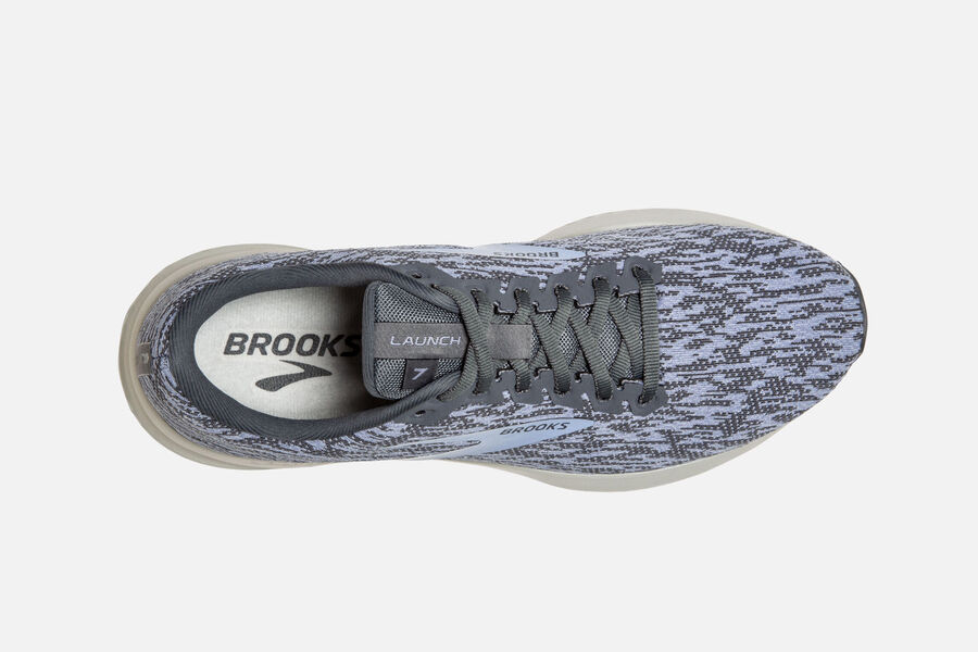 Brooks Israel Launch 7 Road Running Shoes Womens - Grey/Blue - TUW-251637